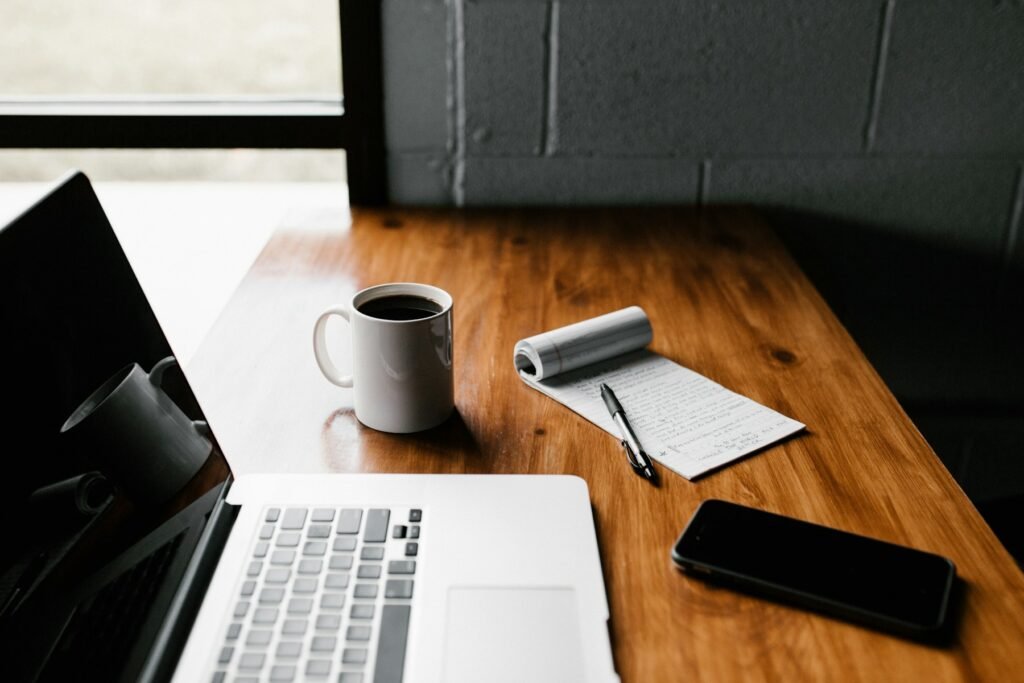 Espacio de trabajo creativo para un negocio digital